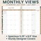 bloom daily planners 2026-2027 Academic Planner, 13 Month Soft Cover Monthly & Weekly, 5.5" x 8.25", Stickers Included, Butterfly Garden